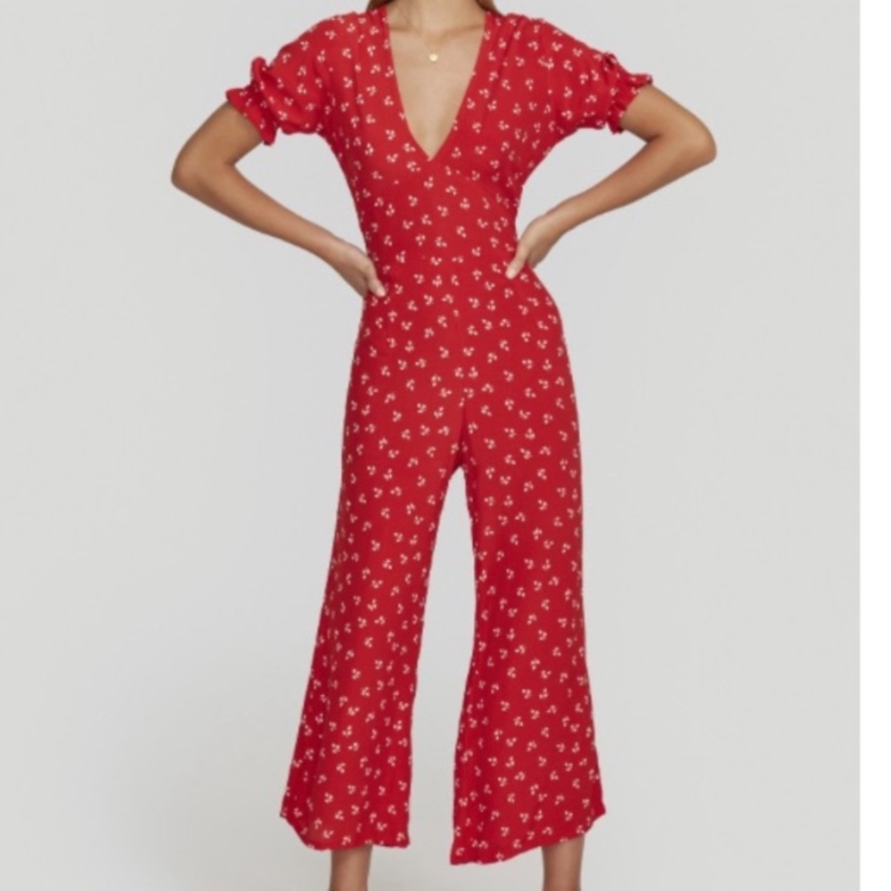 Faithfull the Brand Red Jumpsuit